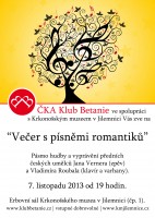 Večer s písněmi romantiků