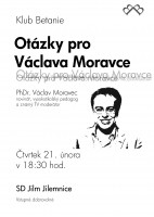 Otázky pro Václava Moravce