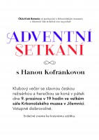 Adventní setkání s Hanou Kofránkovou